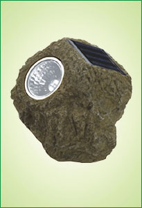 SOLAR STONE LAMP